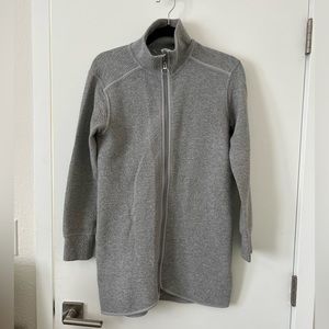 Lululemon long zip cardigan